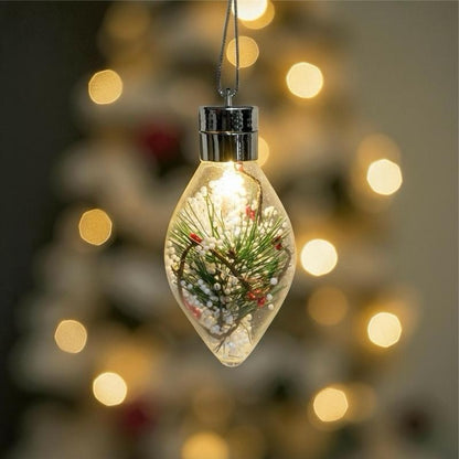 Christmas Tree Led Snow Globe-Inspired LED Christmas Bulb – Decorative Light Version 2