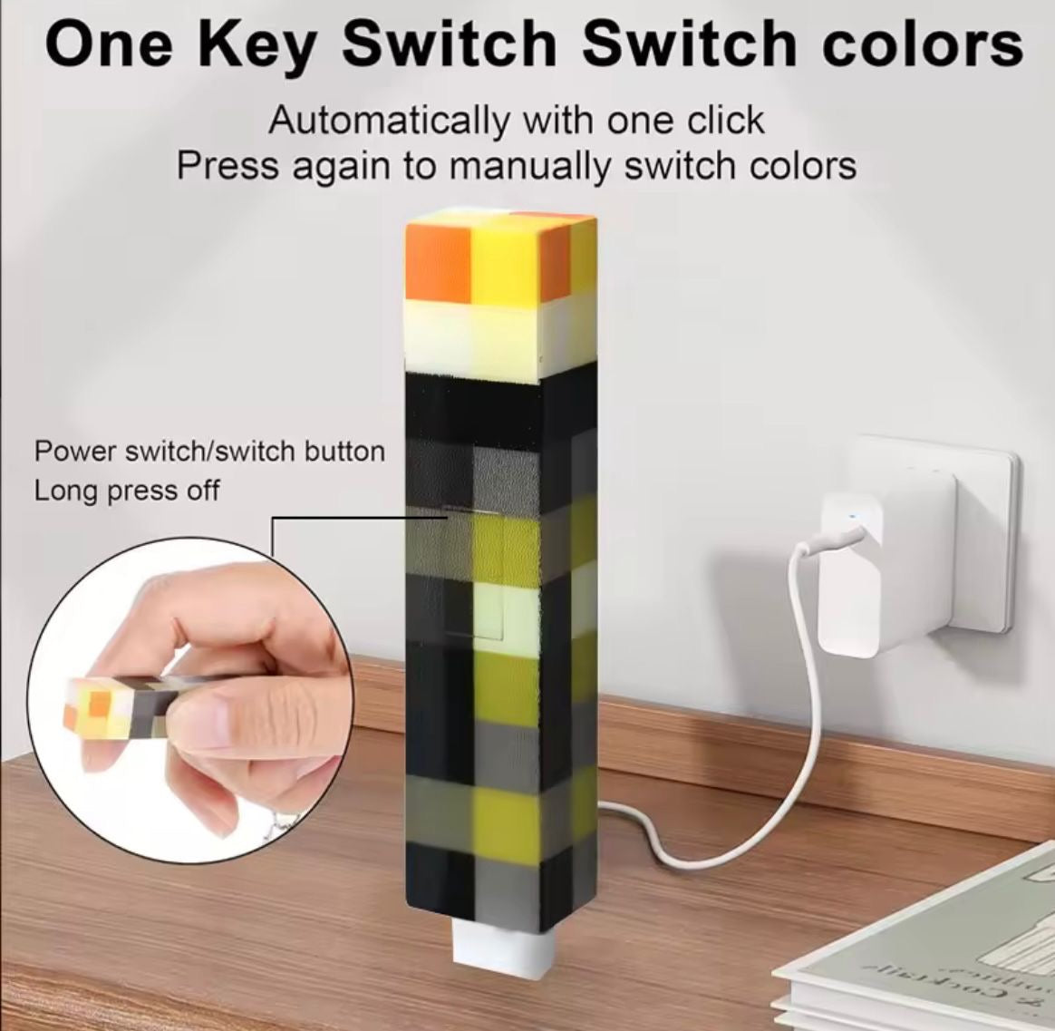 Miner Craft Pocket Torch Key Ring