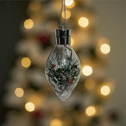 Christmas Tree Led Snow Globe-Inspired LED Christmas Bulb – Decorative Light Version 2
