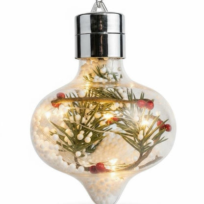 Christmas Tree Led Snow Globe-Inspired LED Christmas Bulb – Decorative Light Version 4