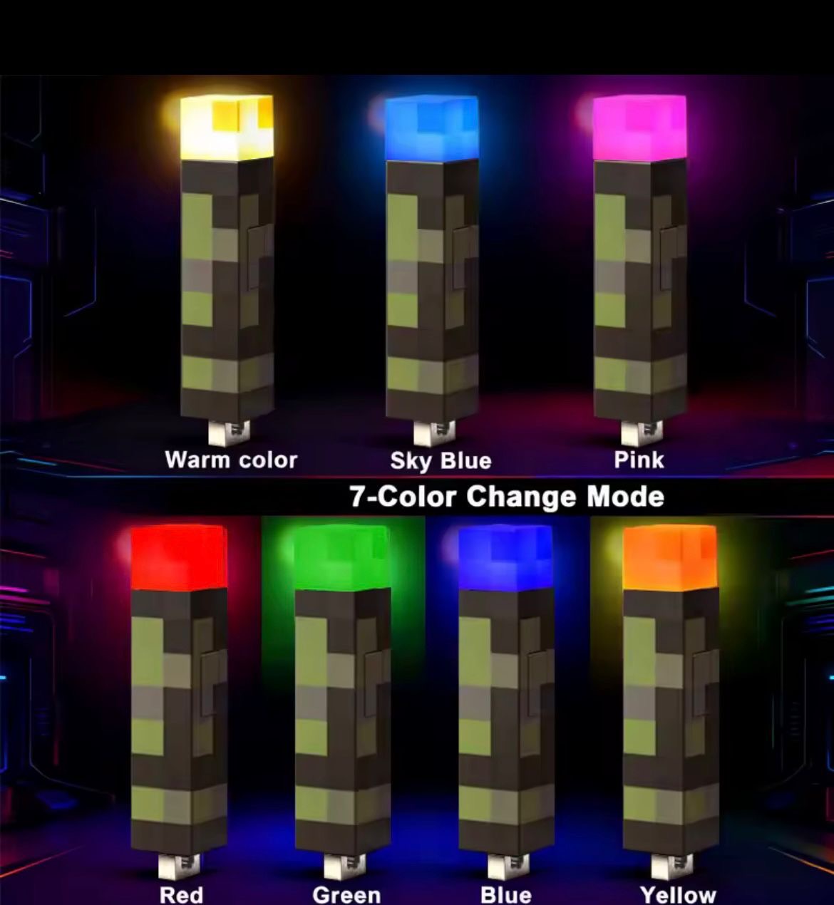 Miner Craft Pocket Torch Key Ring