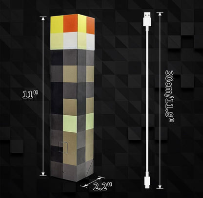 Miner Craft Torch for Wall and Lamp Stand