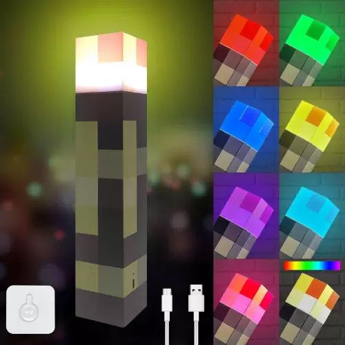 Miner Craft Torch for Wall and Lamp Stand