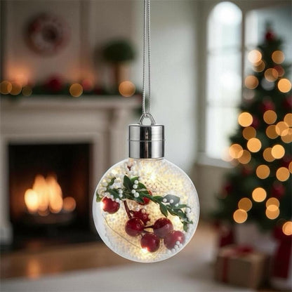 Christmas Tree Led Snow Globe-Inspired LED Christmas Bulb – Decorative Light
