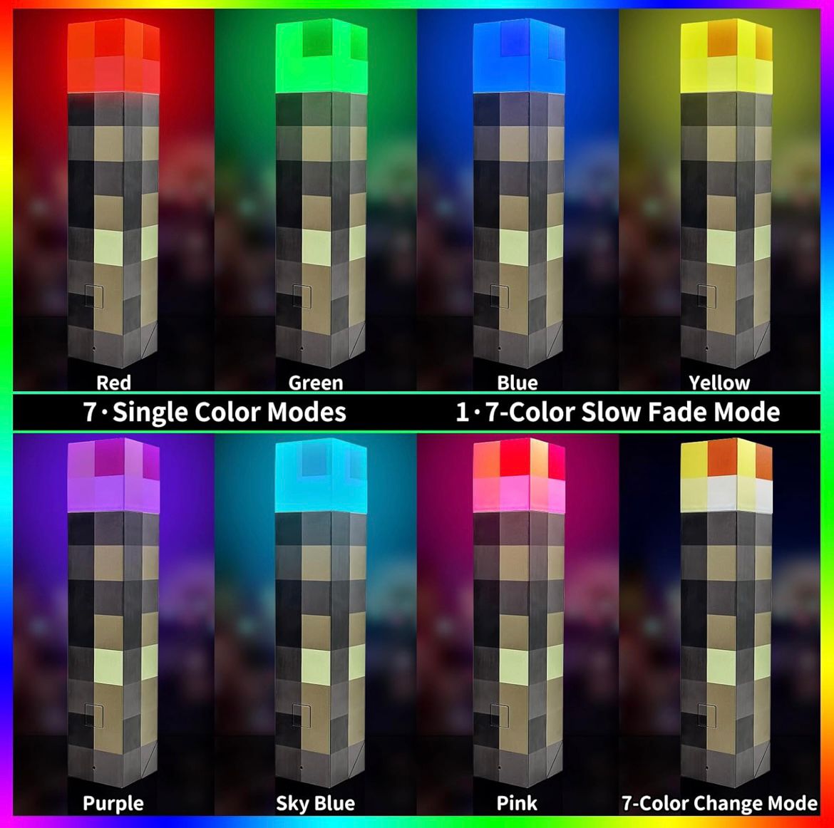 Miner Craft Torch for Wall and Lamp Stand