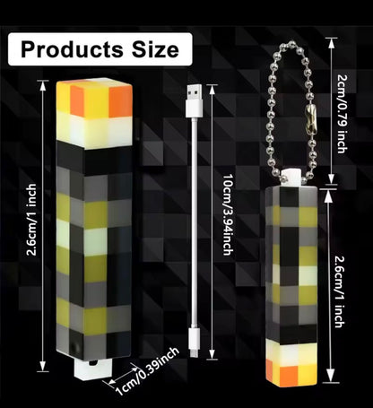 Miner Craft Pocket Torch Key Ring