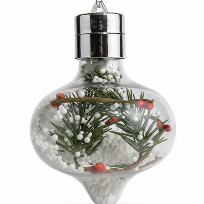Christmas Tree Led Snow Globe-Inspired LED Christmas Bulb – Decorative Light Version 4