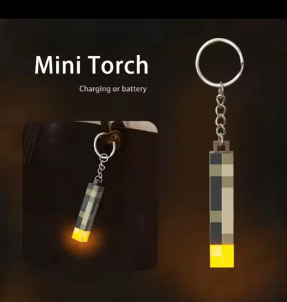 Miner Craft Pocket Torch Key Ring