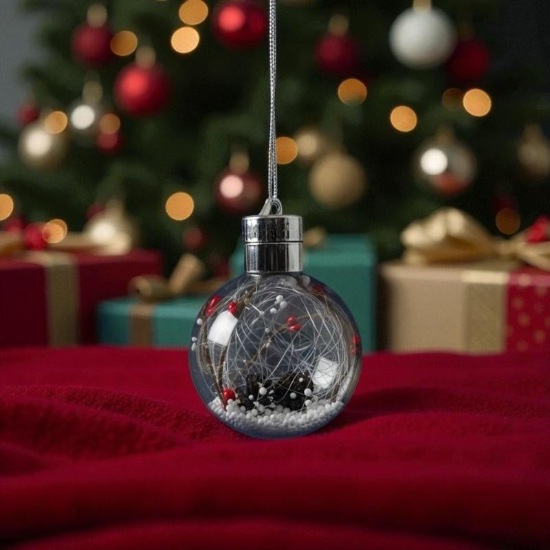 Christmas Tree Led Snow Globe-Inspired LED Christmas Bulb – Decorative Light Version 6