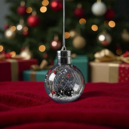 Christmas Tree Led Snow Globe-Inspired LED Christmas Bulb – Decorative Light Version 6