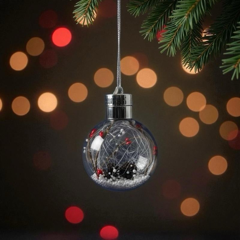 Christmas Tree Led Snow Globe-Inspired LED Christmas Bulb – Decorative Light Version 6